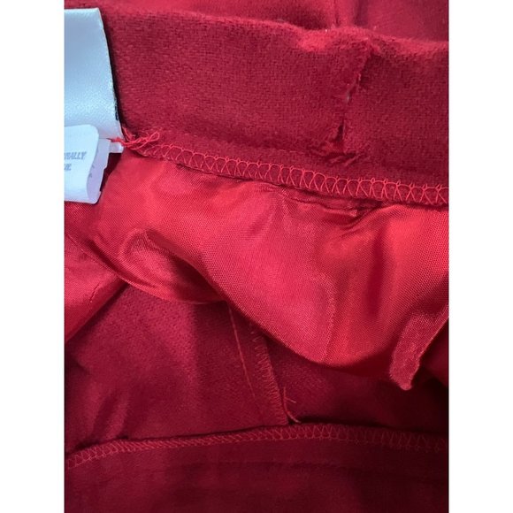 Koret Career Red Suit Merino Wool Jacket Skirt Professional Elegant Powerful in - Picture 14 of 16